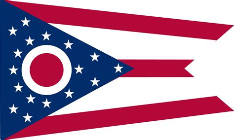 Ohio State Flag Coloring Pages - USA for Kids