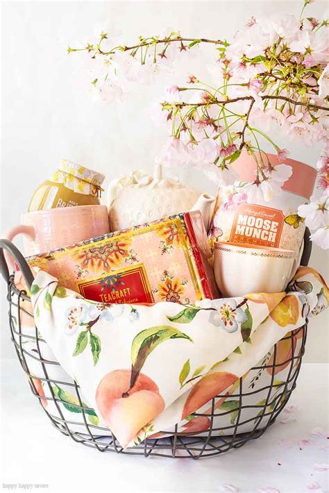 Gift Basket Ideas Pretty in Pink - Happy Happy Nester