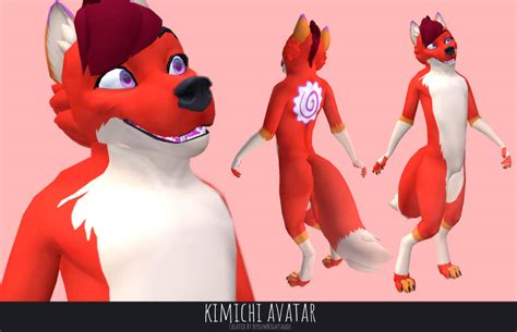 Kimichi Wolf VRChat Avatar by NyxumNightshade on DeviantArt