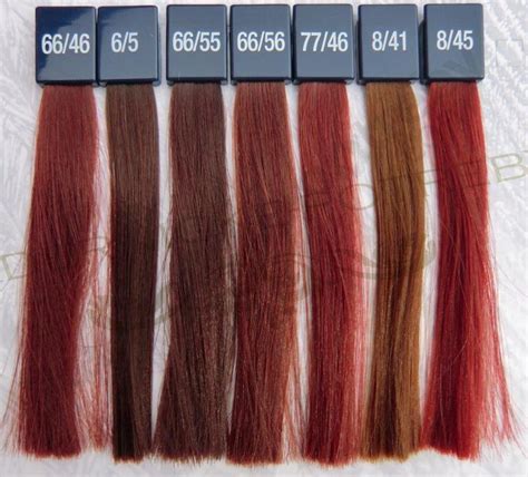 Wella Koleston Vibrant Reds colorchart 3 | Koleston perfect, Red hair color, Wella koleston