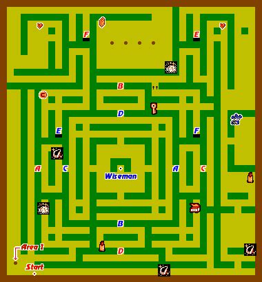 Labyrinth (Famicom)/Area 2: Hedge Garden — StrategyWiki | Strategy ...