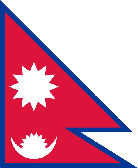 Flag of Nepal but the triangles are swapped : r/vexillologycirclejerk