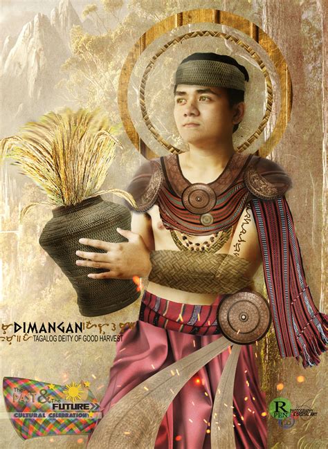 Filipino Mythology Dimangan The Harvest Deity by renz-rubpen on DeviantArt