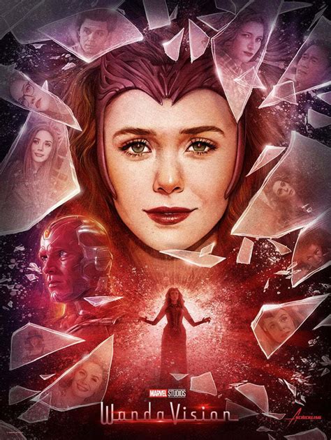 Disney Reveals New WandaVision Poster for Elizabeth Olsen's Scarlet Witch