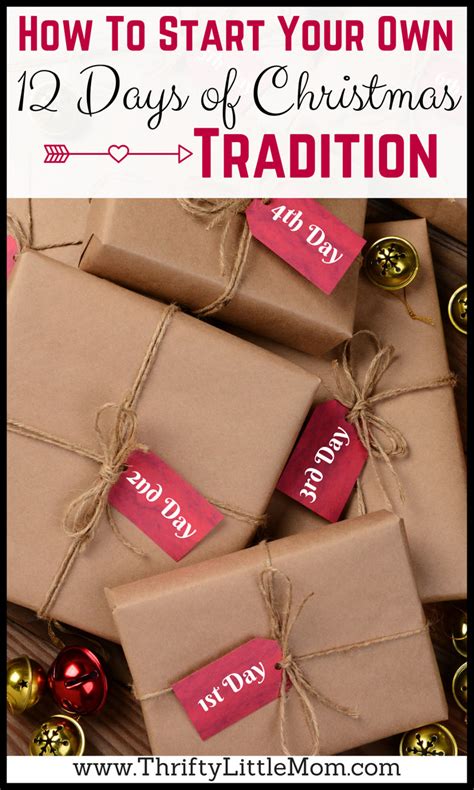 How to Start Your Own 12 Days of Christmas Tradition » Thrifty Little Mom