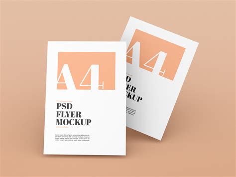 A4 Flyer Free Mockup — Free Mockup World