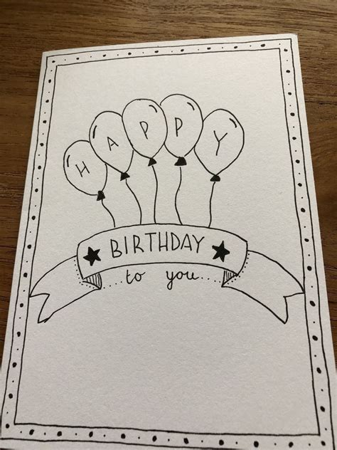 Pin by 🌟Nuestros Clasicos🌟 on Ideas | Birthday card drawing, Birthday cards diy, Birthday doodle