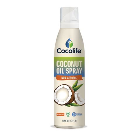 Coconut Oil Spray | NON-aerosol, 100% pure - Cocolife