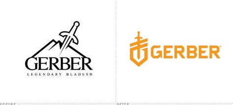 Gerber Logo, Before and After | Logo evolution, Typography branding ...