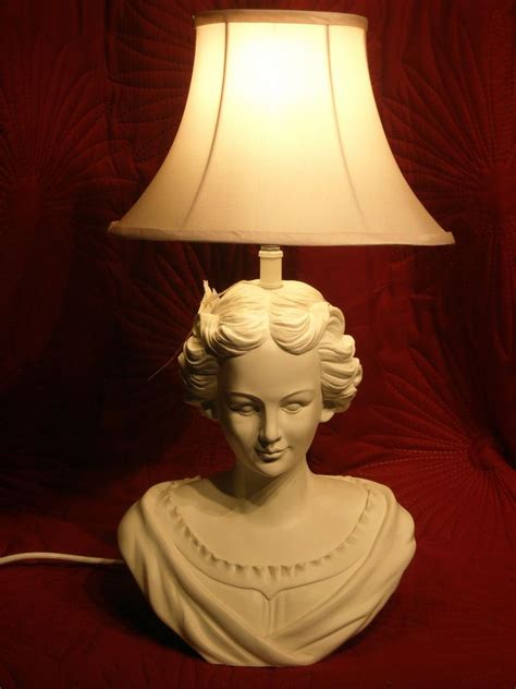 Elegant Laura Ashley Home Odette Bust Table Lamp