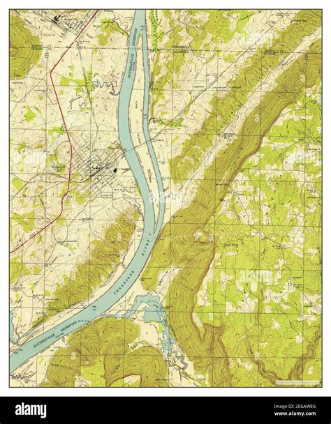 Bridgeport, Alabama, map 1946, 1:24000, United States of America by ...