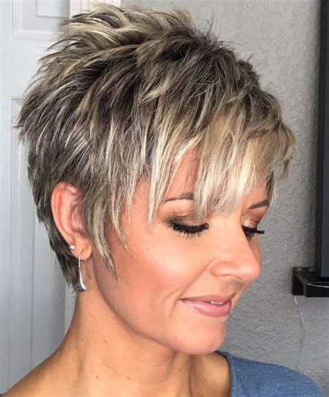 Short Layered Hairstyles with Bangs for Women over 40 - # ...