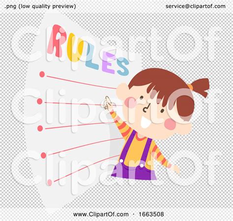 Kid Girl Follow Rules Illustration by BNP Design Studio #1663508