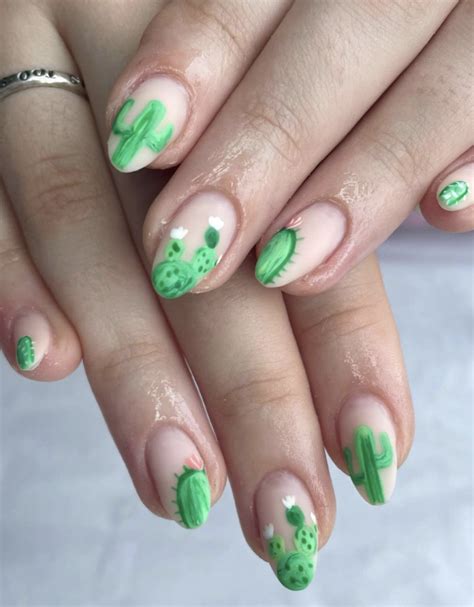 52 Aesthetic Cactus Nails You’ll Be Obsessed With - Modern Meets Boho