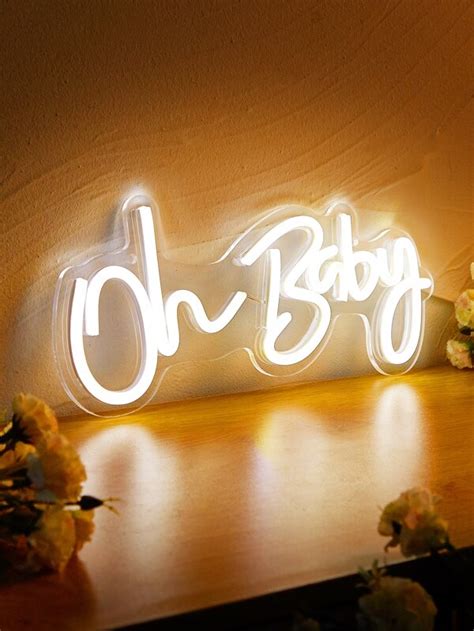 1pc Letter Shaped Neon Light,Creative Durable Led Neon Light Sign For ...