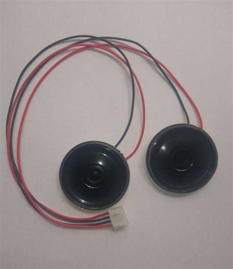 Speaker - 8 Ohm / 2W (Diameter 40mm) With Wire- (1 pair) - ComponentsTree.com