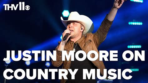 Justin Moore talks country music & staying home - YouTube