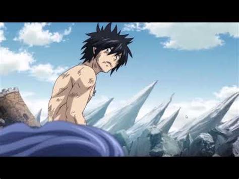 GRAYS RAGE WHEN JUVIA DIES GRAY FULLBUSTER VS INVel - YouTube