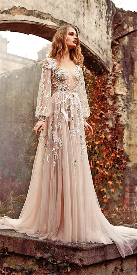 Floral Wedding Dresses: 30 Ultra-Pretty Looks + Faqs | Wedding dress ...