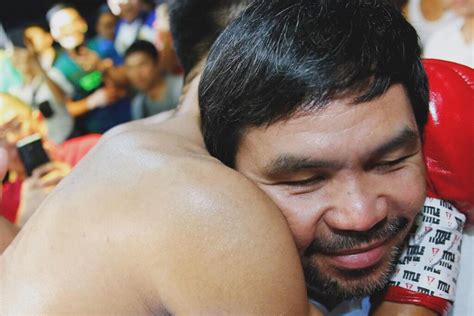 Manny Pacquiao's rumored son Eman Bacosa wins second boxing match via in just 32 seconds