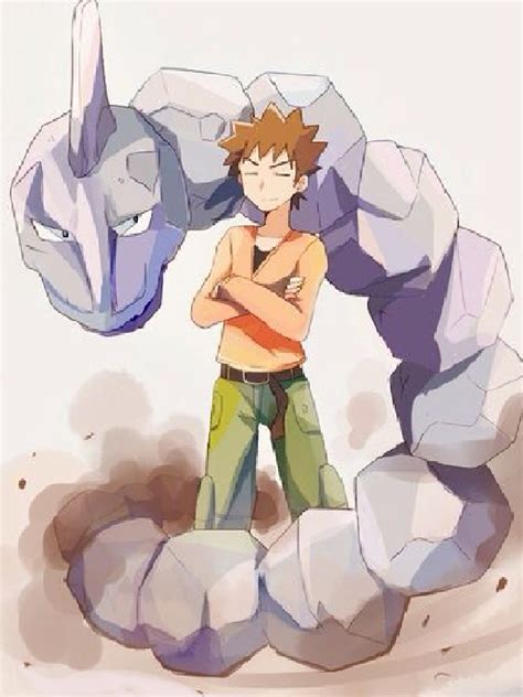 Gym Leader Brock | Brock pokemon, Onix pokemon, Pokemon trainer