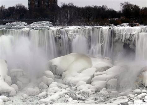 Niagara Falls Turns To A 'Frozen Rainbow' Amid The Cold | HuffPost Canada Life