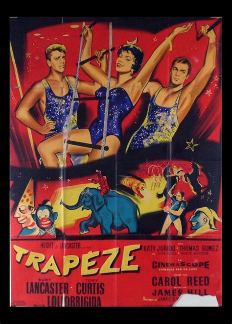 poster TRAPEZE Carol Reed - CINESUD movie posters