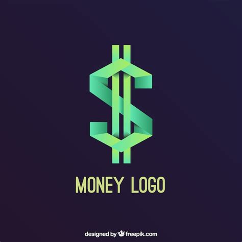 Free Vector | Creative money logo concept