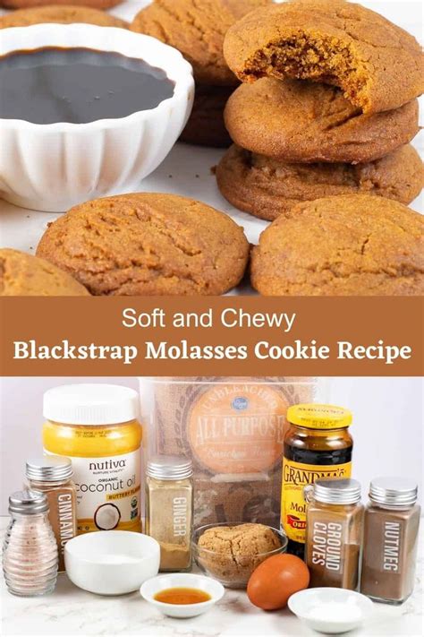 Soft and Chewy Blackstrap Molasses Cookie Recipe | Recipe | Molasses ...