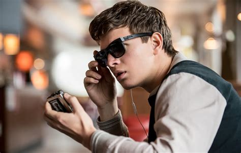 Wallpaper glasses, player, guy, Ansel Elgort, Ansel Elgort, Baby Driver, Baby on the drive ...