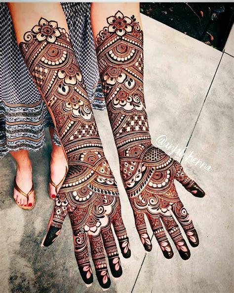 Bridal Mehndi Mehndi Design Back Side Full Hand – Moslem Selected Images