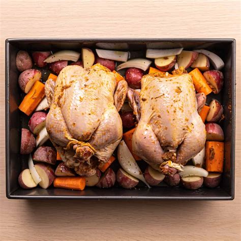 Roasted Cornish Hen (with Mixed Vegetables) | Posh Journal