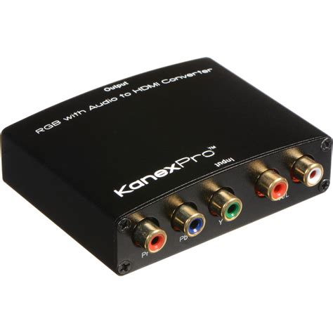 KanexPro Component to HDMI Audio/Video Converter RGBRLHD B&H