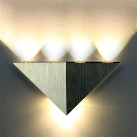 Aliexpress.com : Buy Modern Led Wall Lamp 3W Aluminum Body Triangle Wall Light For Bedroom Home ...