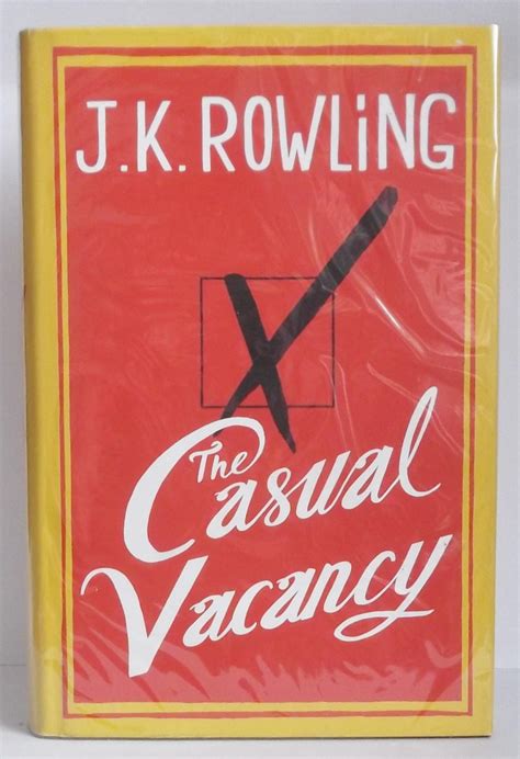 THE CASUAL VACANCY. 1ST EDITION by J K Rowling: As New Hardcover (2012 ...