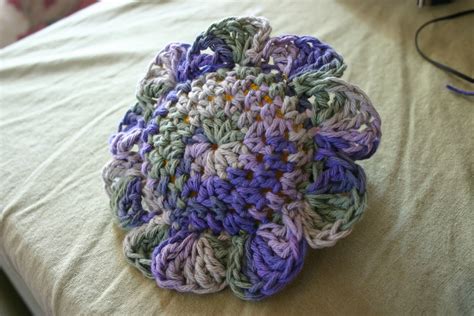 Mark and Francine: Crochet Flower Scrubby