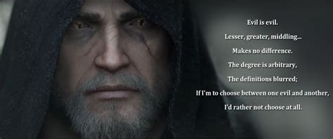 Beautiful Quote from The Witcher 3