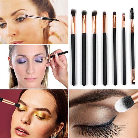Buy Wooden Makeup Brushes Set For Foundation Powder Blush Eyeshadow Concealer Lip Eye Make Up ...