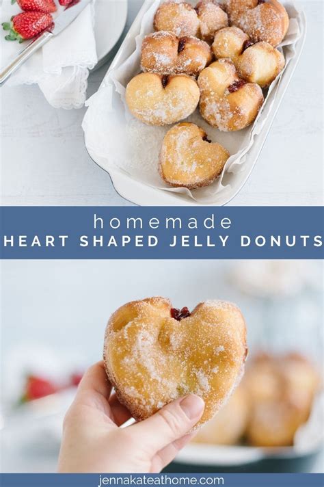 Heart Shaped Donuts (For Valentine's Day) - Jenna Kate at Home