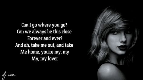 Taylor Swift Lover Lyrics - YouTube