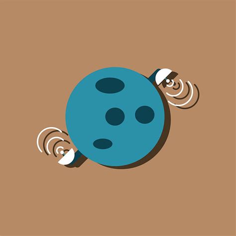 Planeta de diseño de icono plano y satélite en vector de etiqueta ai eps | UIDownload