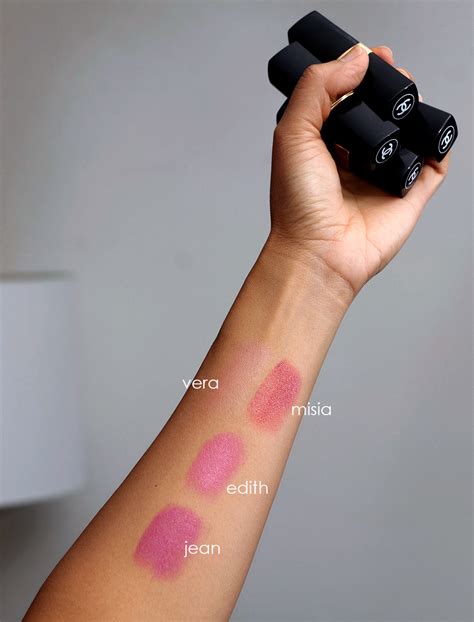 Introducir 86+ imagen chanel edith lipstick swatch – Thcshoanghoatham ...