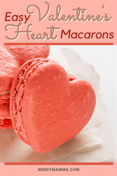 Easy Valentine's Heart Macarons Recipe | Recipe in 2023 | Macaron ...