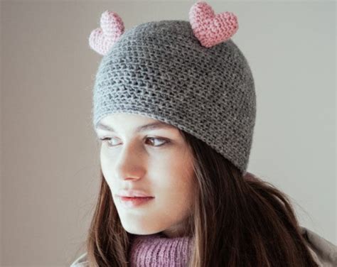 Queen of Hearts Hat heathered Grey and Pastel Pink - Etsy