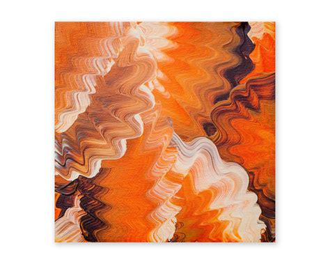 Hadoken 2020 20cm X 20cm Acrylic on Canvas Original - Etsy UK | Orange painting, Modern abstract ...