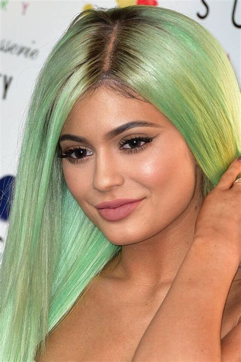 Kylie Jenner Green Hair / Kylie Jenner Green Hair 2015 | POPSUGAR ...