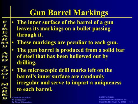 PPT - FIREARMS, TOOL MARKS, AND OTHER IMPRESSIONS PowerPoint Presentation - ID:2743639