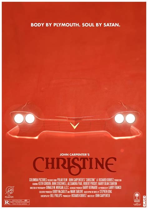 Christine poster | Movie posters, Movie posters minimalist, Alternative ...