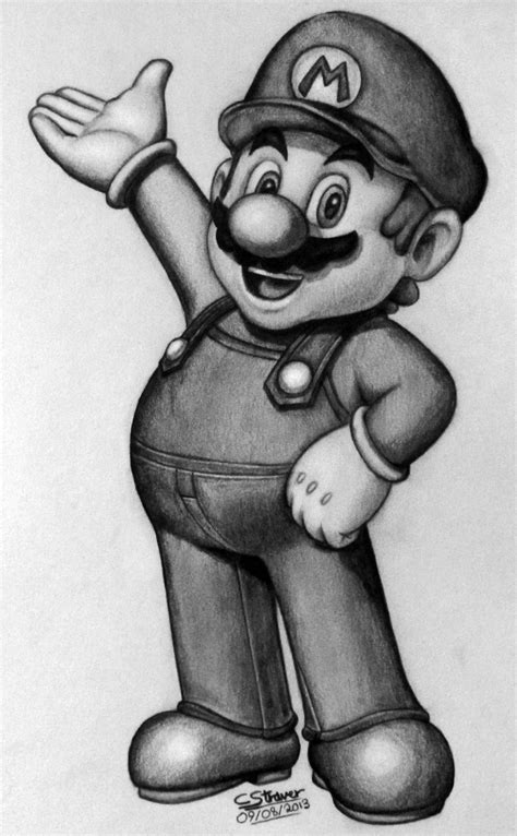 Mario Drawing by LethalChris on DeviantArt