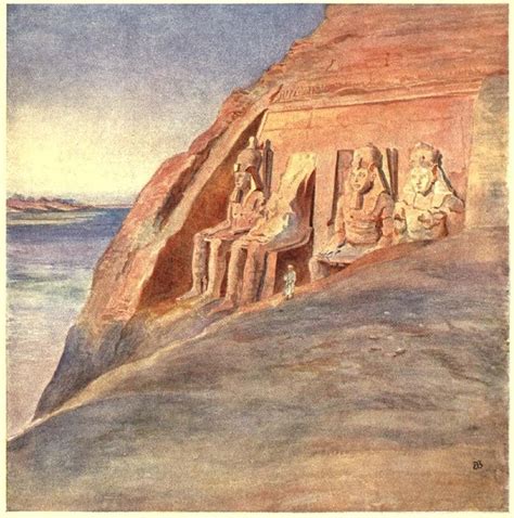 Abu Simbel at Sunrise 'From Sketchbook and Diary' 1909. | Sale artwork, History painting, Buy art